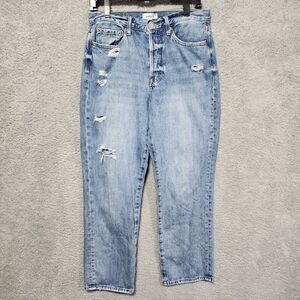 Pistola Distressed Denim Jeans Size 29 Button Fly‎ ** FLAW * Make cheeky Shorts